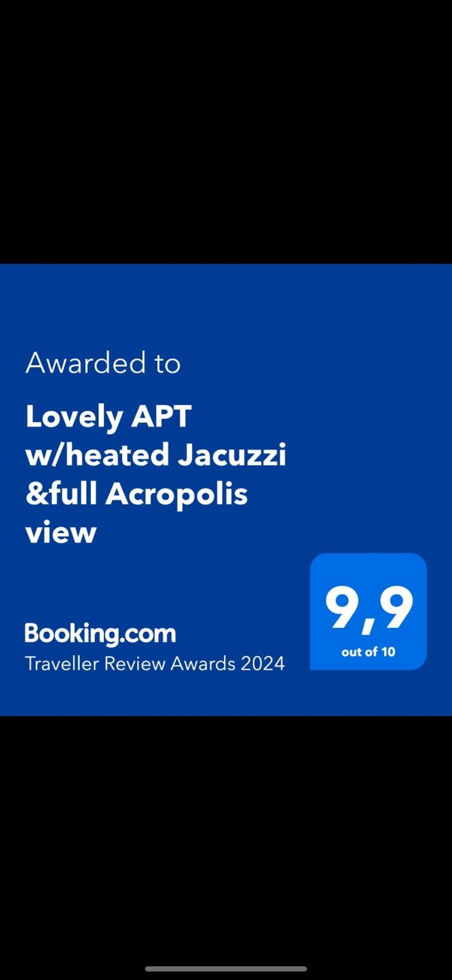 Lovely Apt W/Heated Jacuzzi &Full Acropolis View Athen Eksteriør bilde