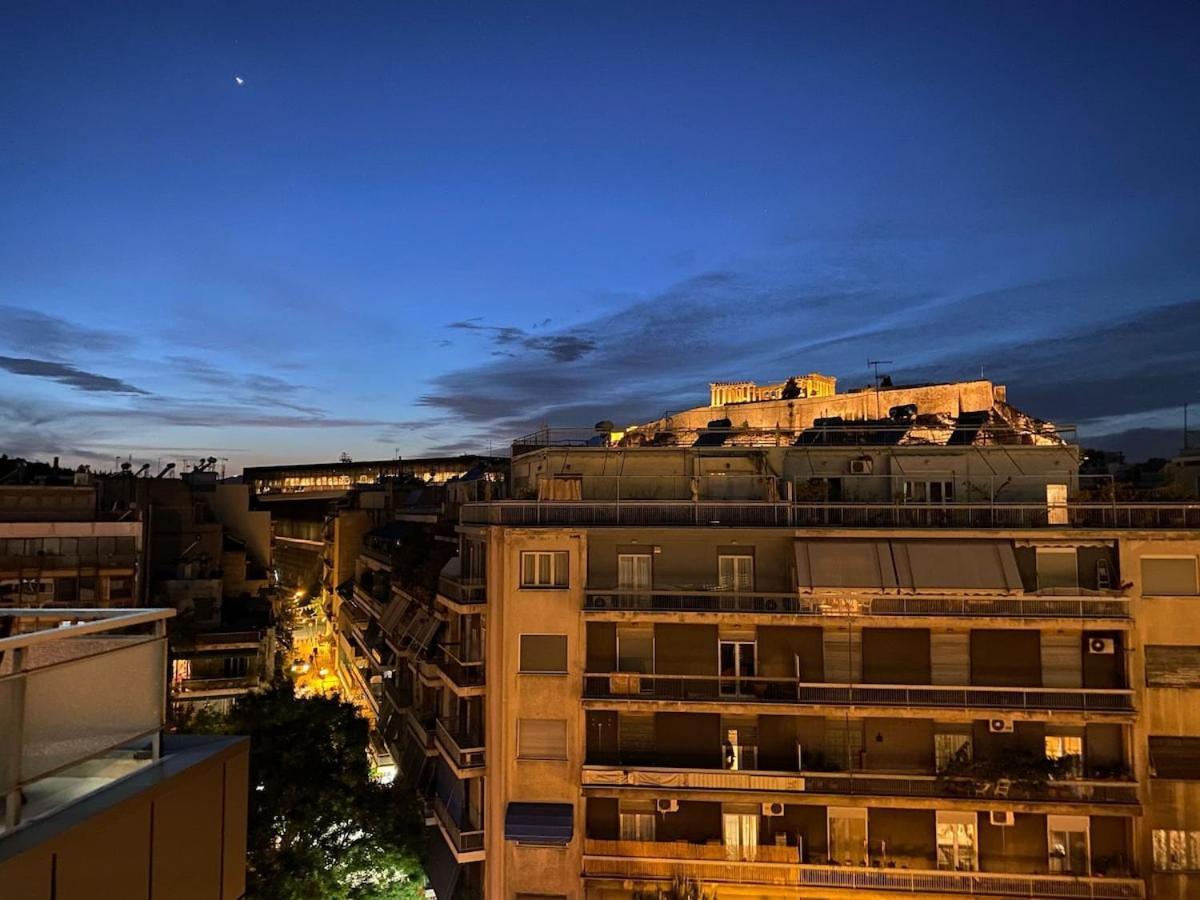 Lovely Apt W/Heated Jacuzzi &Full Acropolis View Leilighet Athen Eksteriør bilde