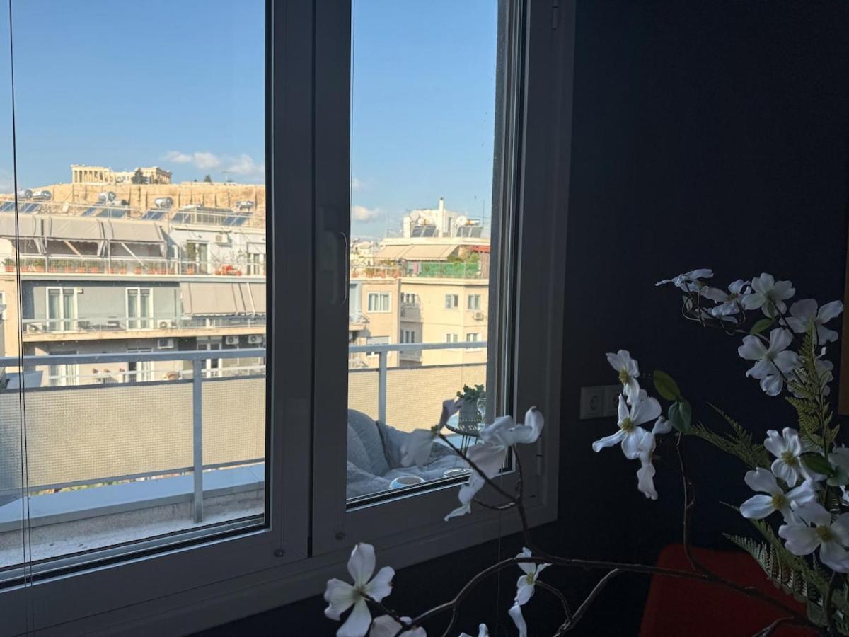 Lovely Apt W/Heated Jacuzzi &Full Acropolis View Leilighet Athen Eksteriør bilde